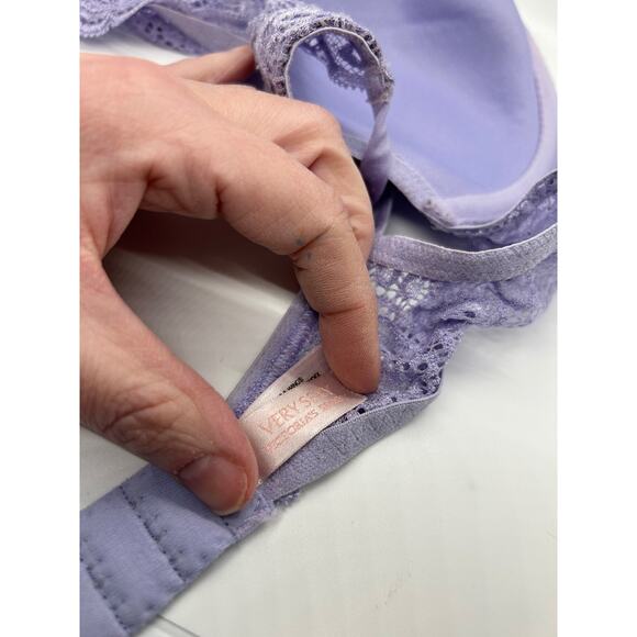 Victoria Secret Very Sexy Cup and Wings Bra 36B Pastel Lace - Picture 3 of 5